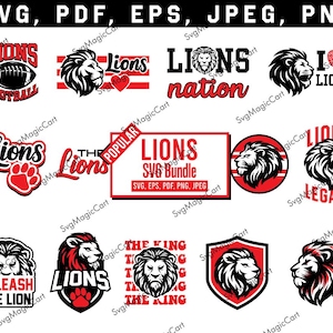 Löwen-Svg, Löwe-Svg-Bundle, Detroit Löwe-Svg, Detroit Löwe-Svg-Bundle, Löwen Fußball, Löwen-Gesicht svg, Löwenkopf svg, Detroit Lions svg