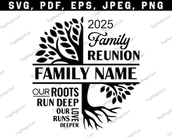 Ain&#39;t no Family like the one I got SVG & PNG, family reunion svg, family reunion png, family reunion tree, 2025 family reunion svg