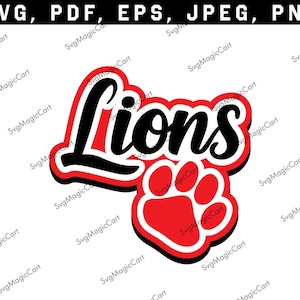 ライオン svg、デトロイト ライオン svg、ライオンズ サッカー、ライオンの顔 svg、ライオンの頭 svg、デトロイト ライオンズ svg、ライオンの頭 png、クーガー svg、学校のマスコット ライオン