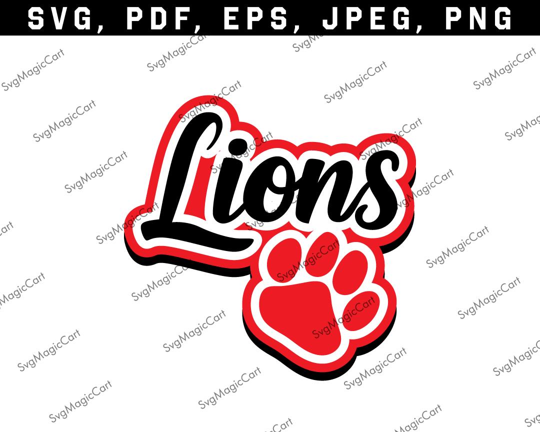 Lion svg, Detroit Lion svg, Lions Soccer, Lion Face svg, Lion Head svg, Detroit Lions svg, Lion Head png, Cougar svg, School Mascot Lion
