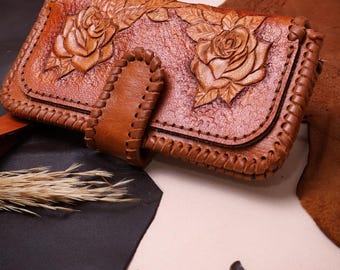 Handcrafted Full Grain Leather Wallet • Slim Minimalist Design