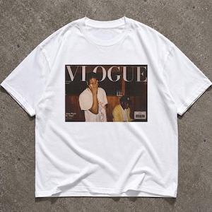 Y2K Vogue Graphic Tee, Vintage Magazine Shirt, Baggy Streetwear Tee, Oversized Graphic Tshirt, Archive Fashion Tee, Hip Hop Shirt image 1