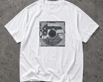 Y2K Archive Graphic Tee Vintage Streetwear Shirt, CD Case Graphic Tee, Baggy Oversized Tshirt, Grunge Y2K Fashion, Hip Hop Shirt