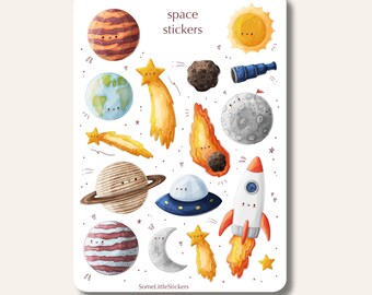 Space stickers