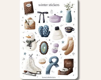 Winter stickers