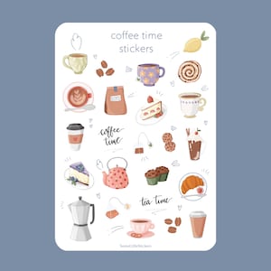 Autocollants pour le café