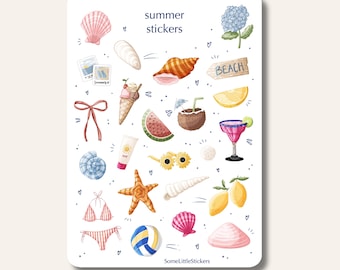Summer stickers