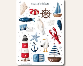 Coastal stickers