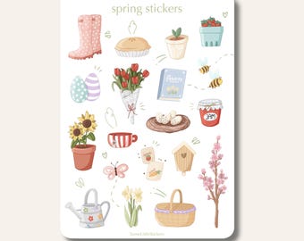 Spring stickers
