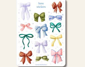 Bow stickers