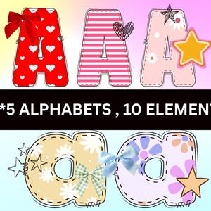 Summer alphabet letters,doodle alpha font Letter, School Teacher Alphabet,png Floral Alpha,Flower,Star