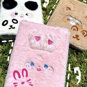 kpop photocard binder A5, Fluffly photocard binder, Kawaii photocard binder, cute photoholder for kpop photocard, photocard album