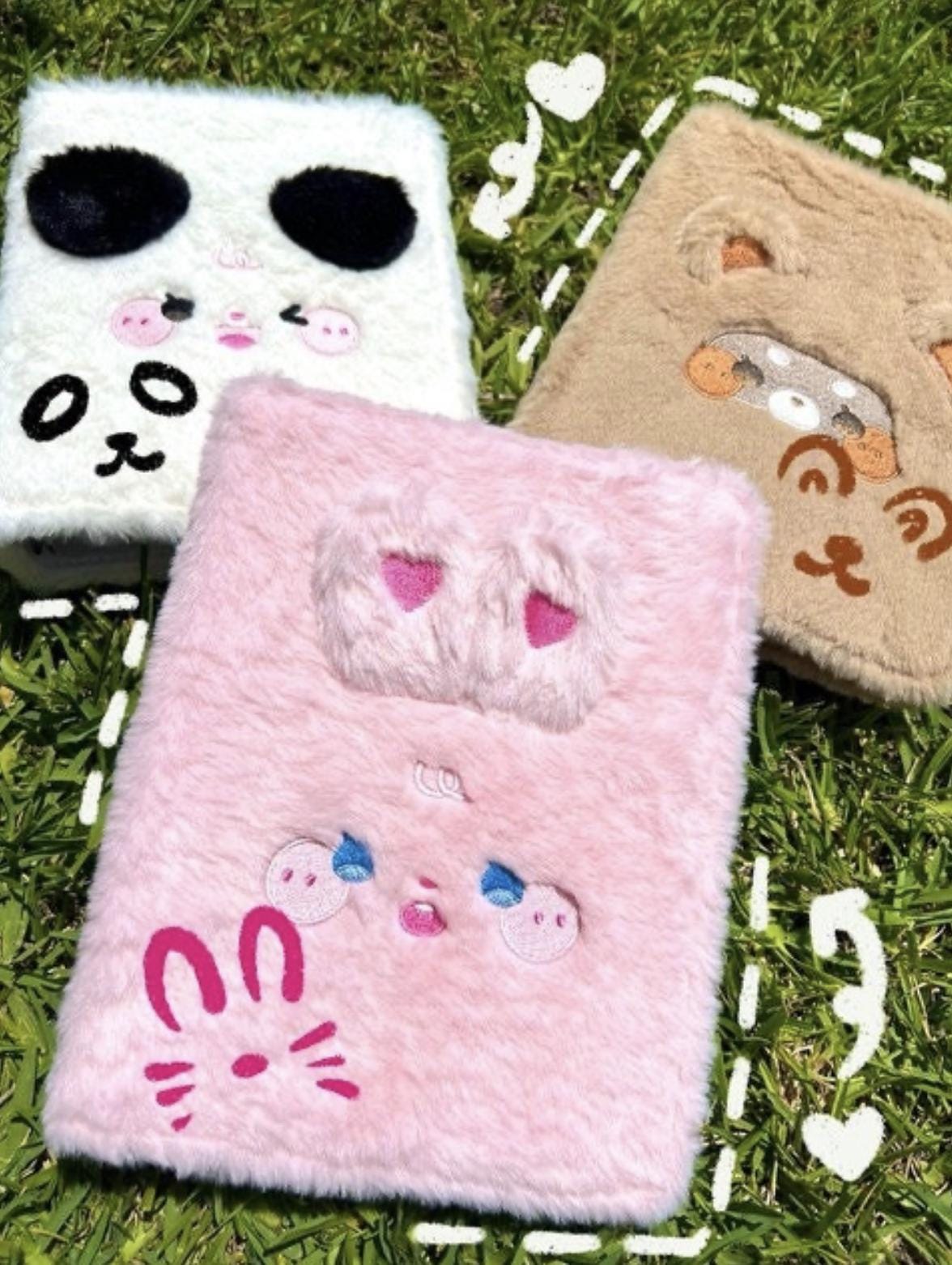 Fluffy A5 Photocard Binder: Kawaii Animal Photo Album