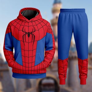 Spider Costume Men 3D T-Shirt, Spider Hero Halloween Party Shirt, Spider Suit Cosplay, Superhero Lover Halloween Group Matching Tee