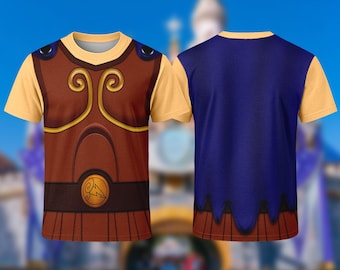Hercules Greek Mythological Genie Halloween 3D Shirt, Halloween Costume For Family Group T Shirt, Funny Cosplay Costume Gift For Friends