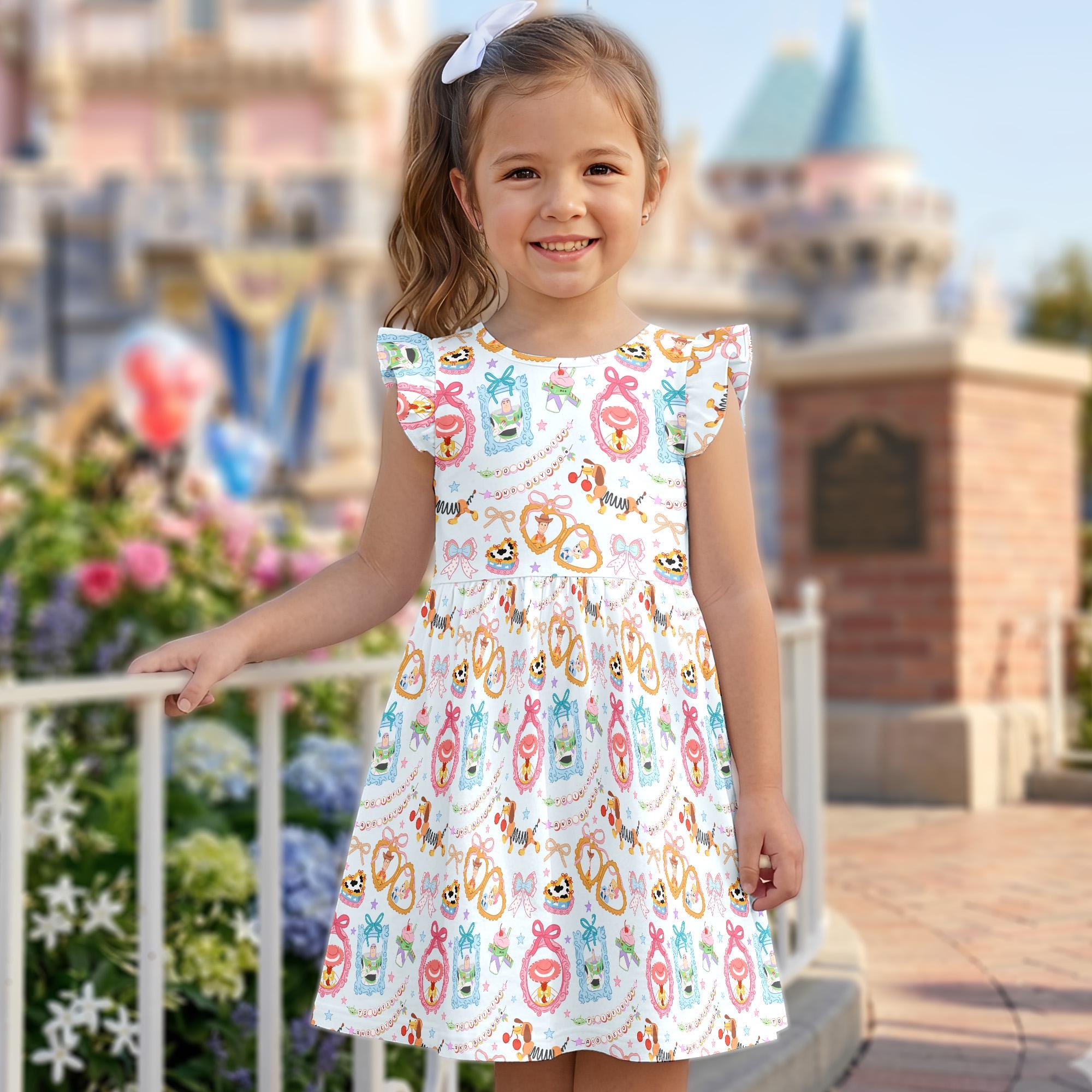 Discover Disney Toy Story Coquette Bow Tennis Dress, Disneyland Trip, Toy Story Woody Buzz Skirt, Disney Women Dress, Birthday Gift, Mother's Day