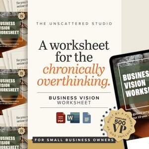 Business Vision Worksheet | Define Your Long-Term Direction | PDF + Google Doc