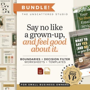 Business Boundaries Toolkit | Say No Without Over-Explaining Yourself | PDF