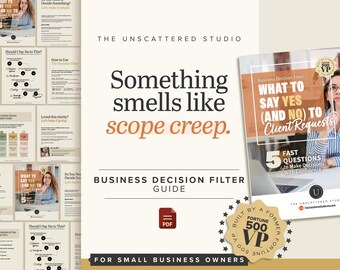 Kundenanfrage Ja oder Nein-Tool | Business Entscheidung Filter | Persönliche Grenzen Arbeitsblatt | PDF-Datei
