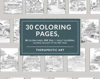 Printable House Coloring Pages: Cozy Cottage Designs (PDF)