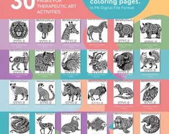 Mandala Coloring Pages: 30 Unique Designs for Stress Relief (PDF Download)