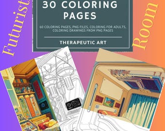 Printable House Coloring Pages: Sci-Fi & Dream Homes (PDF Download)