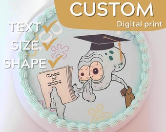 Custom Graduation Cake topper 2025 (DIGITAL FILE)