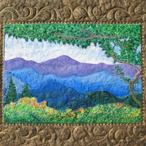 Blue Ridge Parkway, Wildflower Painting, Flame Azaleas, Skyline Drive, Blue Ridge Spring,Virginia Artist, Wall Art