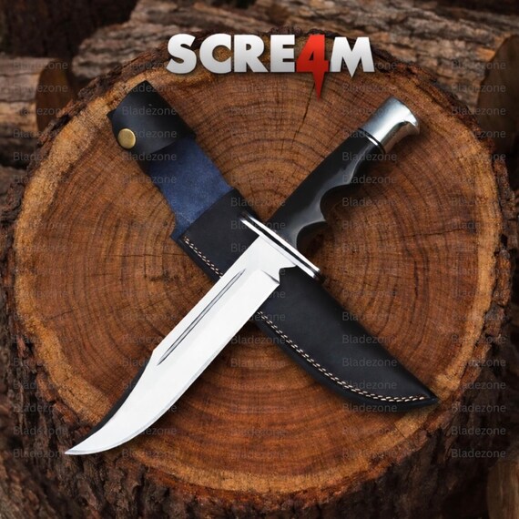 Scream Movie Prop Replica, Bloody Ghostface Buck 120 Knife, Horror Collectible