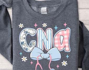 Floral Stethoscope CNA Design: Nurse Gift, Sublimation PNG SVG