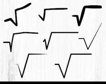 平方根 SVG バンドル: 数学クリップアート、教師用リソース (デジタルファイル)