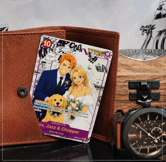 Personalized One Piece TCG Card, Custom Couple Anime Portrait Gift