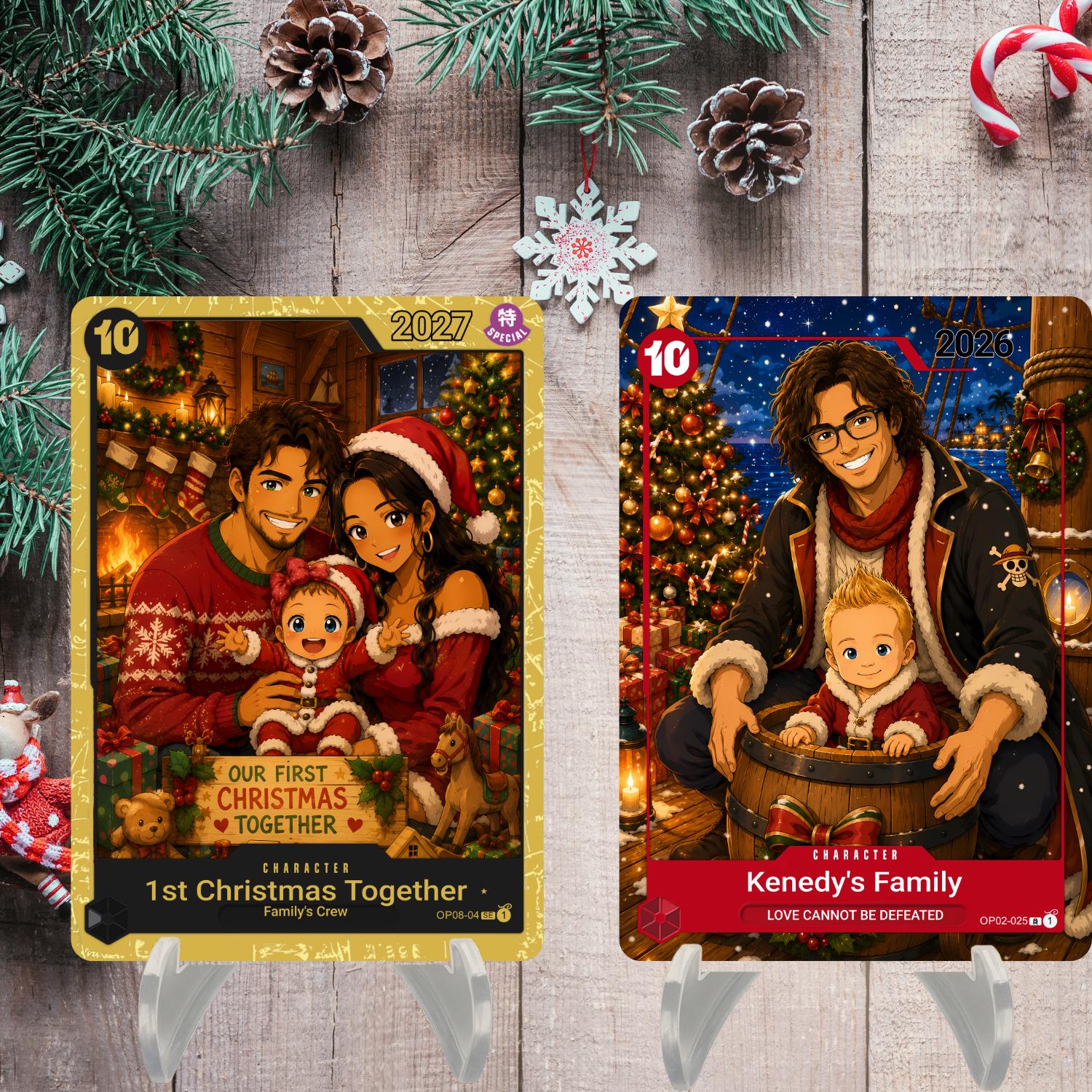 One Piece Anime Christmas Card - Etsy UK