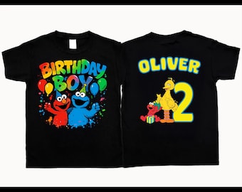 Custom Character Birthday Family matching Shirts theme Birthday Custom Family Tee Personalized Family Birthday Tees Bday Party outfit