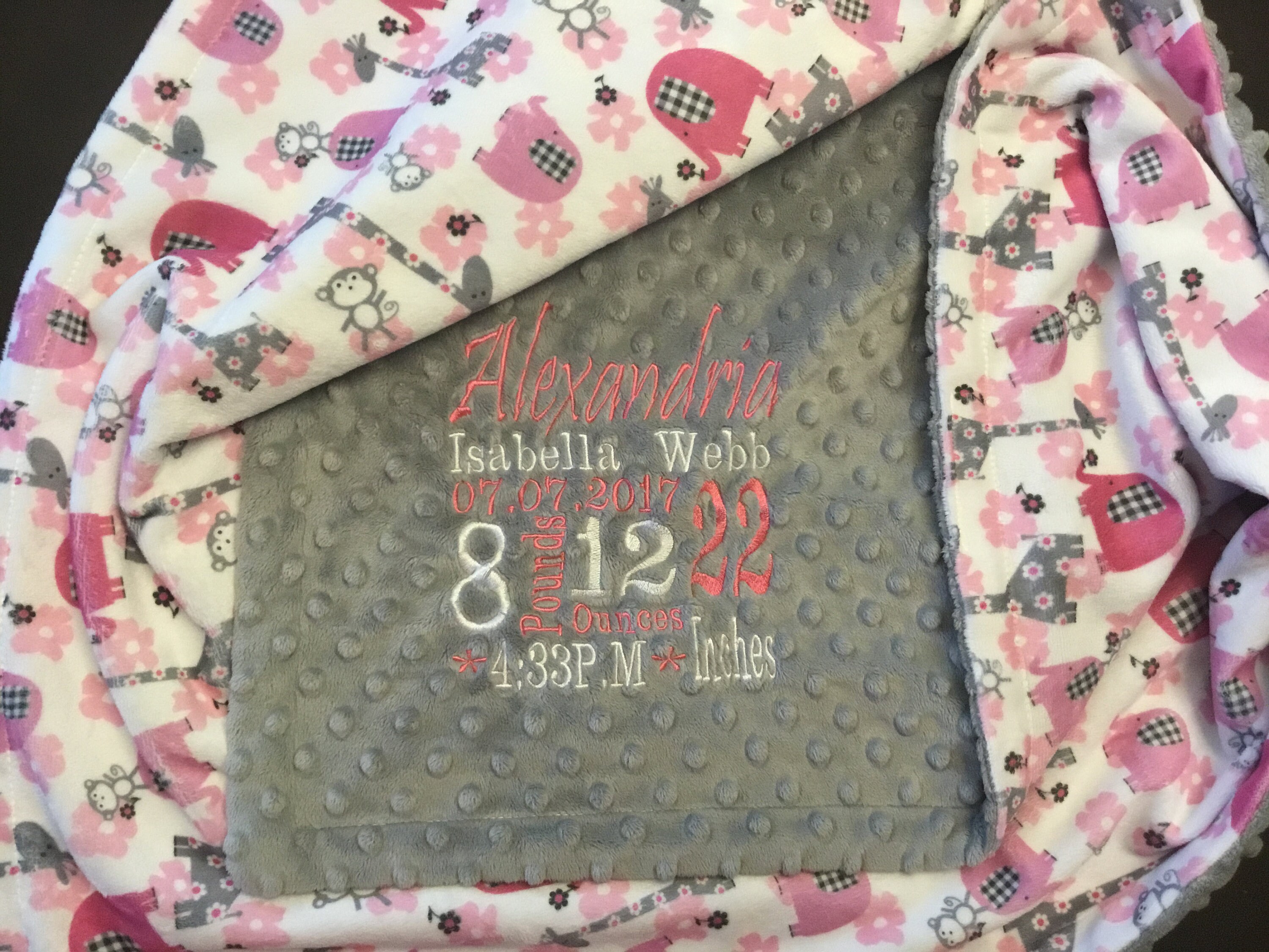 custom minky blankets