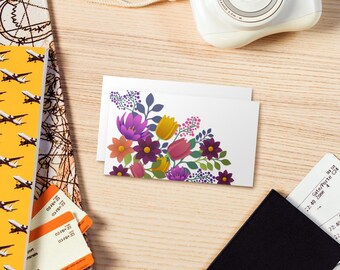 Color Business Cards with Your Artwork – Ready to Print, Double-Sided Glossy Finish