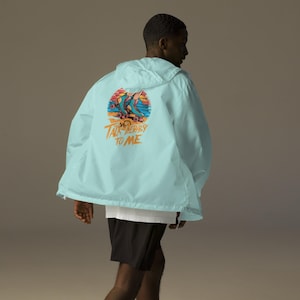 Unisex Packable Windbreaker Jacket | Lightweight Water-Resistant Zip-Up | Travel Rain Coat | Hiking Outdoor Apparel | Compact Foldable Shell