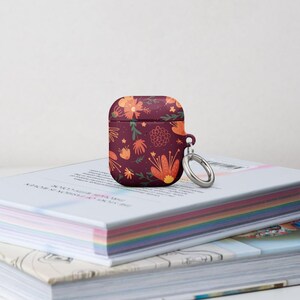 Floral AirPods Pro Case: Shockproof Botanical Cover