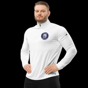 Custom Embroidered Quarter Zip Pullover | Personalized Business Logo Sweatshirt | Fleece Jacket | Corporate Staff Uniform | Branded Apparel
