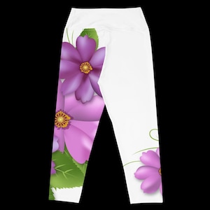 Organic Cotton Yoga Leggings | Urban Chic | Stretchy Pants | Comfortable High Waist |