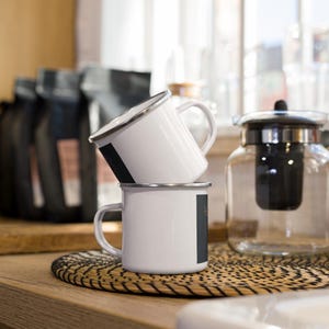 Personalized Adventure Together Enamel Mug Unique Outdoor Travel Cup | Perfect Gift for Dad, Mom, or the Explorer in Your Life
