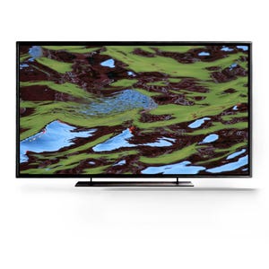 Samsung Frame TV 8K, foto 4K en verde y azul: arte mural digital nórdico, fotografía real, descarga instantánea, parte de la serie Real Light