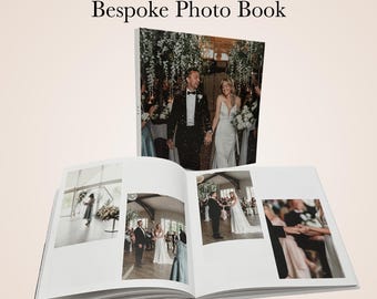 Custom Wedding Photo Album, Personalised Photo Album, Wedding Photo Book Keepsake