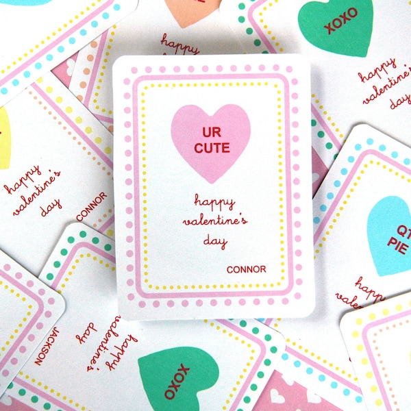 Sweetheart Valentine's Day Cards - Instant Downloadable PDF **NOT Personalized**