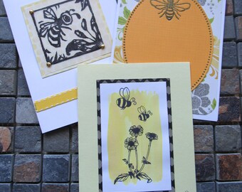 blank cards bee greeting card set