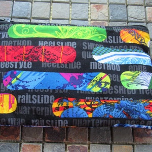 snowboard print large padded bag