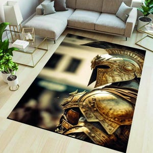 Gladiator Rug,Ancient Rug,Hieroglyph Rug, Egypt Rug, Ancient Egypt Rug,Anubis Rug, Egyptian Decor Rug, Living Room Rug,Area Rug,Non Slip Rug