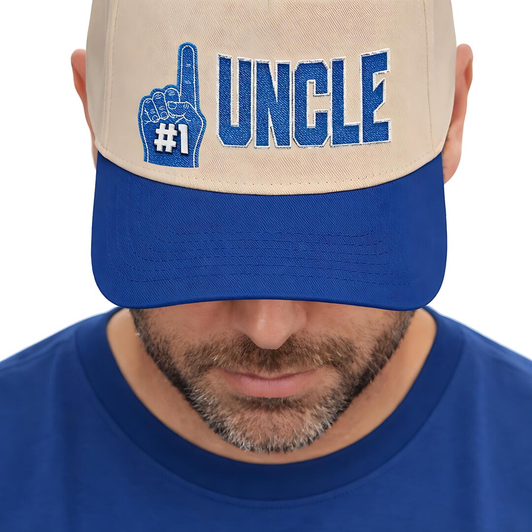 Embroidered Uncle Hat Number One Uncle Baseball Cap, Cool Uncle Gift ...