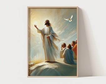 Sermon On Mount | jesus sermon, beatitudes, birds of the air, christ sermon Matthew 5, 6, 7, verses, bible poster