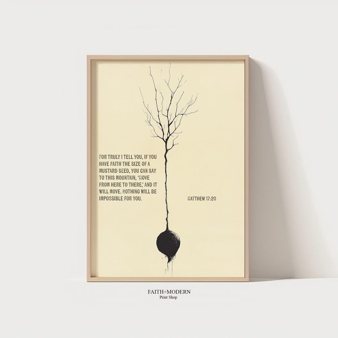 Faith as Small as A Mustard Seed | Christian Downloadable, Scriptures ...